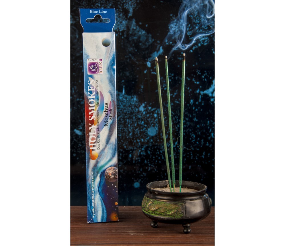 Holy Smokes - Räucherstäbchen - Blue Line - Moschus