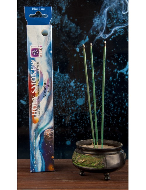 Holy Smokes - Räucherstäbchen - Blue Line - Moschus