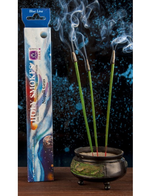 Holy Smokes - Räucherstäbchen - Blue Line - Nepali Gras