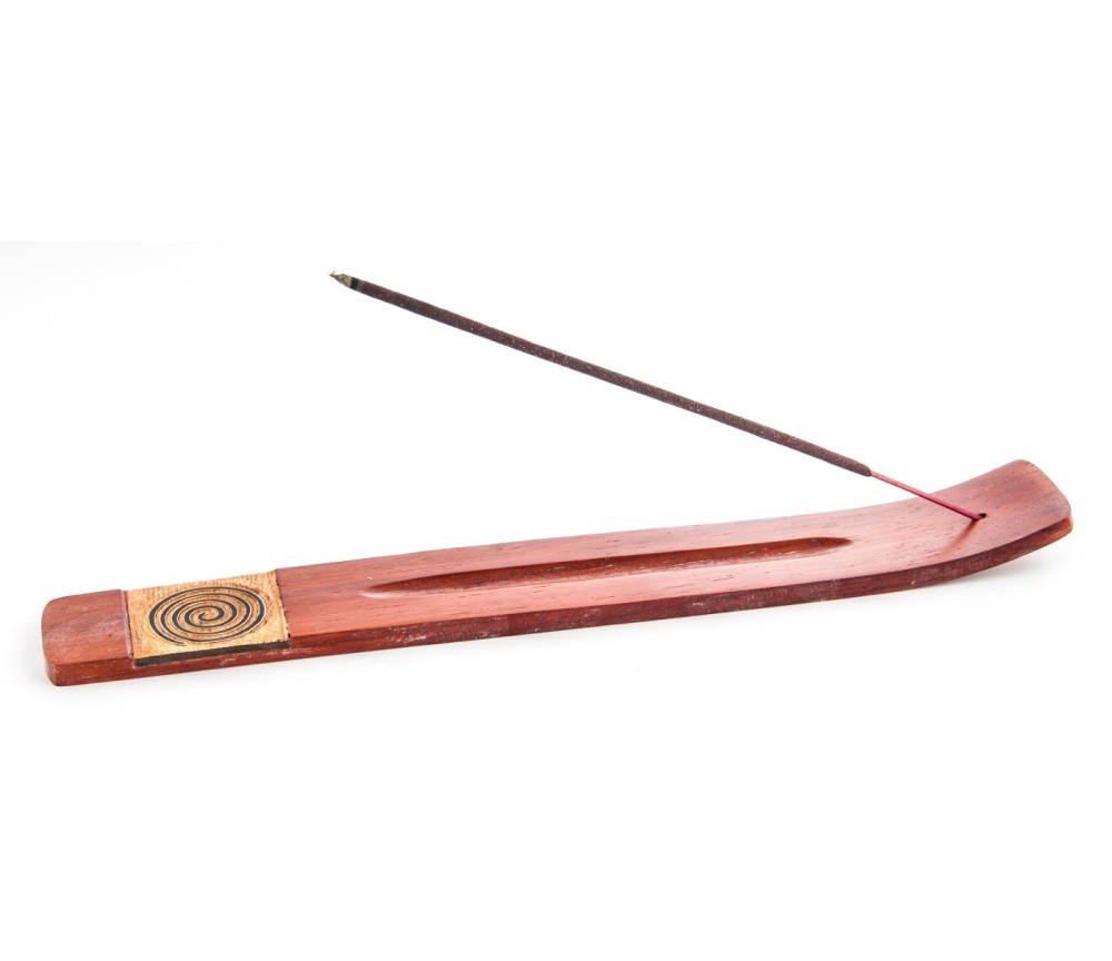 Räucherstäbchenhalter - Spirale-  rot