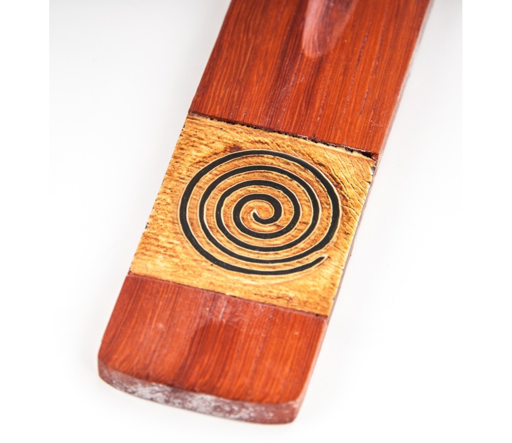 Räucherstäbchenhalter - Spirale-  rot