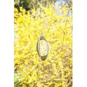 Hängende Dekoration - Edelstahl Mobile - Blume des Lebens- 25 cm