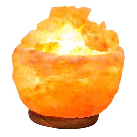 Salzkristall Lampe "Schale"