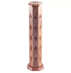 Räucherstäbchenhalter - Turm - Blume-