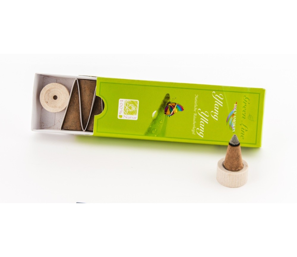 Hoy Smokes - Räucherkegel - Green Line - Ylang Ylang