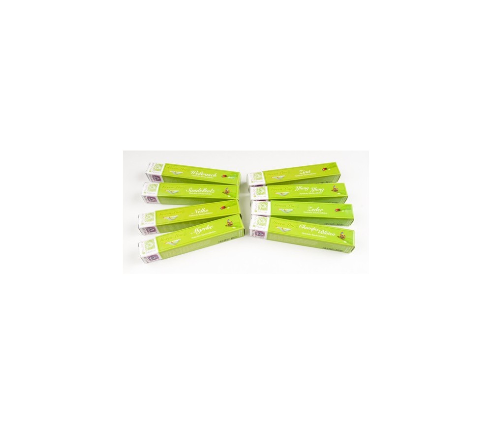 Holy Smokes - Räucherstäbchen - Green Line Paket - 8 Packs - 1x je Sorte