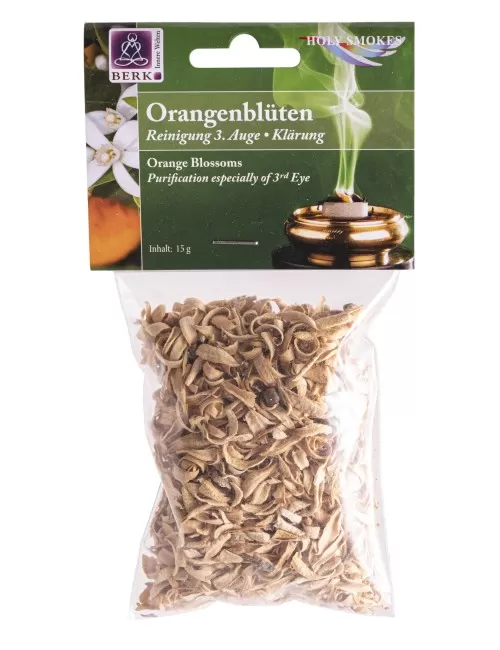 Holy Smokes - Räucherwerk in Tüten - Orangenblütenblätter 15g