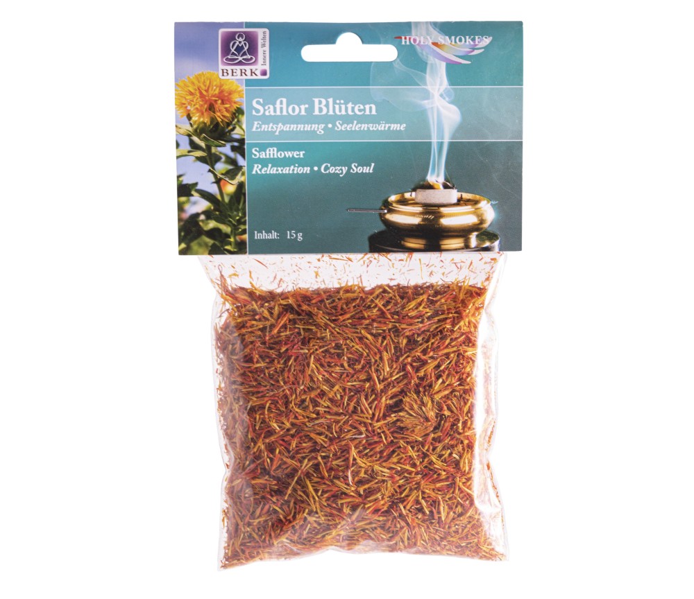 Holy Smokes - Räucherwerk in Tüten - Saflorblüten 15g