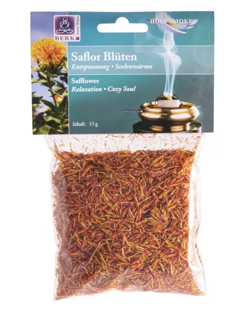 Holy Smokes - Räucherwerk in Tüten - Saflorblüten 15g