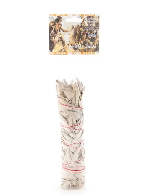 Smudge Bündel - weißer Salbei - 1 Stück - ca. 23 cm