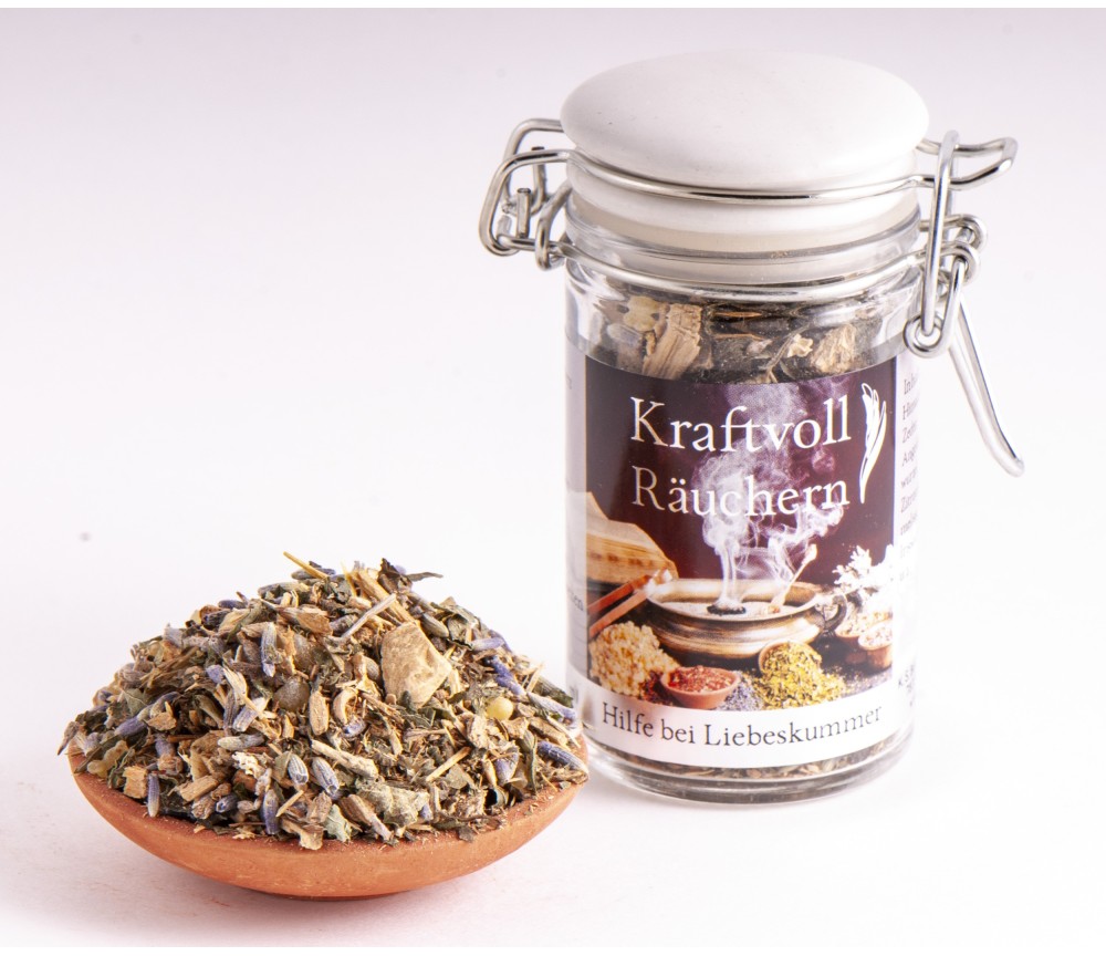 Räucherware - Kraftvoll Räuchern - Hilfe bei Liebeskummer