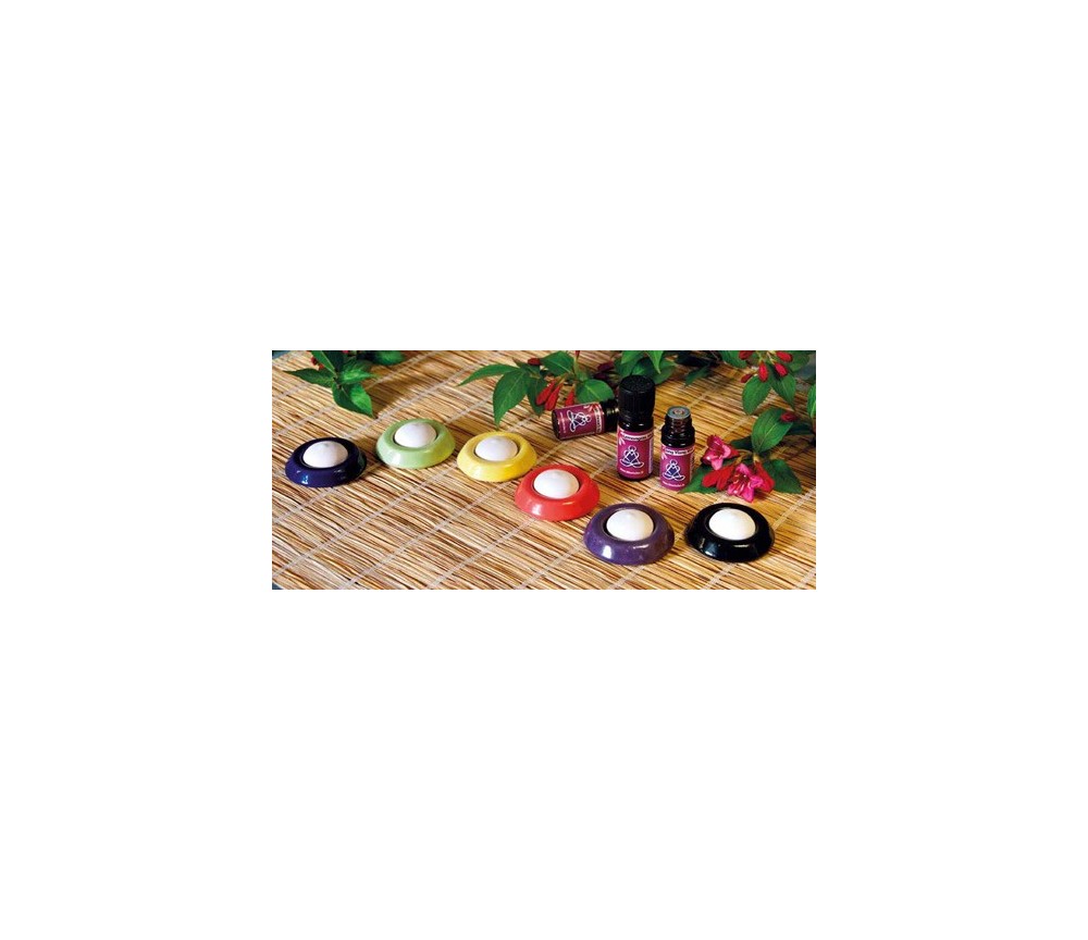 Duftstein Raumschiff blau - 5,5 cm - Keramik - 2er Pack