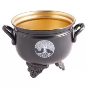 Räuchergefäß - Hexenkessel - Caldron Lebensbaum ca. 10x8,5cm