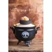 Räuchergefäß - Hexenkessel - Caldron Lebensbaum ca. 10x8,5cm
