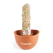 Smudge Bowl Ständer aus Ton, in teracotta ca. 13 cm