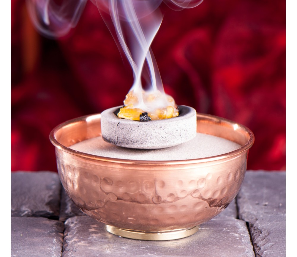 Räucherschale - Kupfer gehämmert  ca.11x5cm