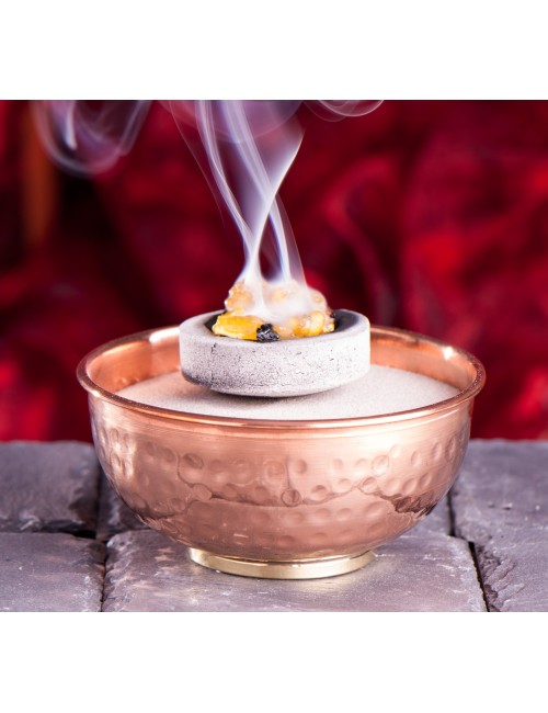 Räucherschale - Kupfer gehämmert  ca.11x5cm