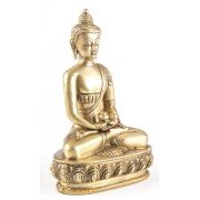 Statue - Buddha Amithaba, Messing, ca. 20 cm