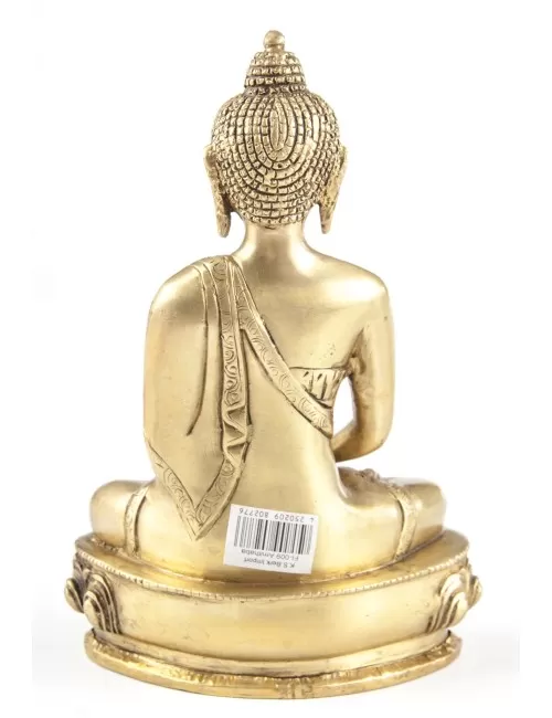 Statue - Buddha Amithaba, Messing, ca. 20 cm