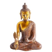 Statue - Buddha - Messing ca. 16 cm