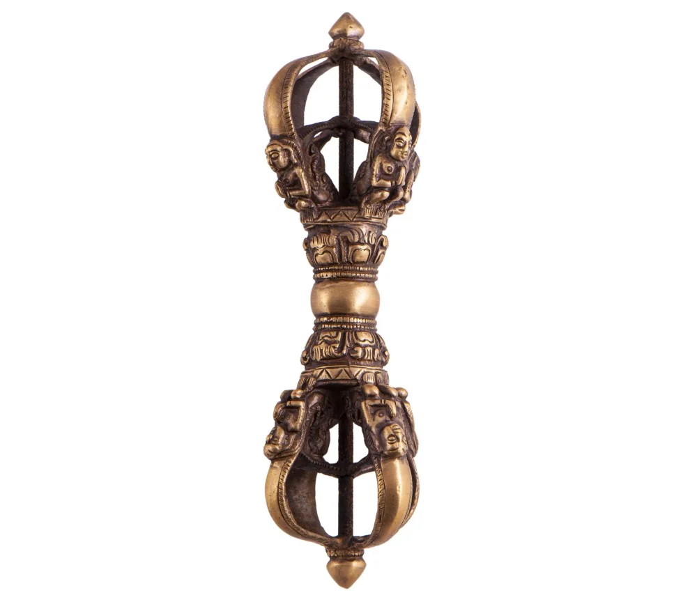 Dorje Stab - aus Messing - 23 cm