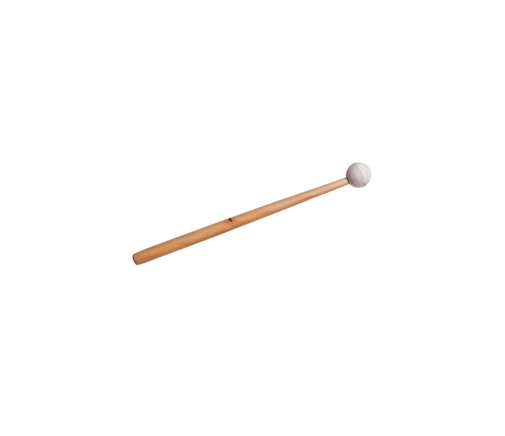 Klangstab aus Holz mit Gummierung -für Kristallklangschalen - groß ca. 42 cm