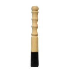 Klangstab aus Holz mit Leder - klein ca. 17cm