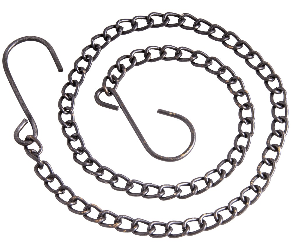 Laternenkette - ca. 60 cm - Zink Antique