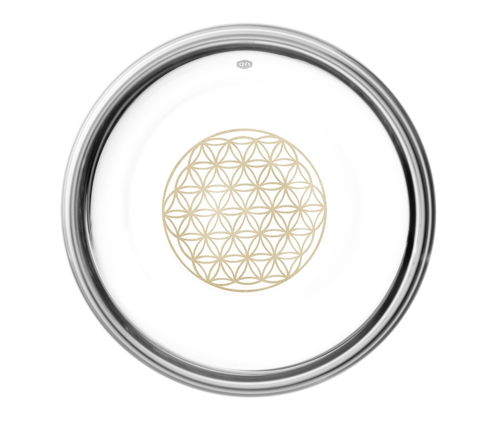 Mythos Gläserset - Blume des Lebens gold - 6 er Pack