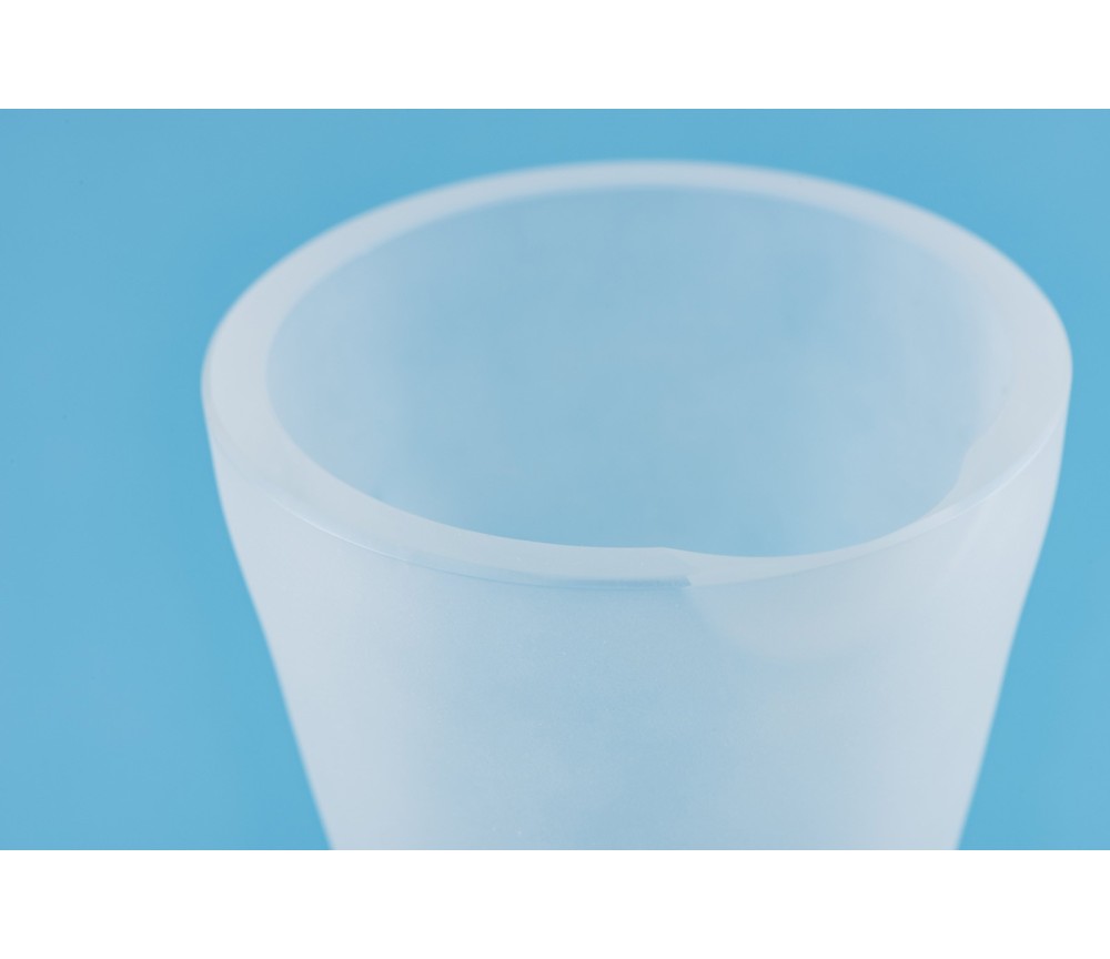 Angel´s Choice Karaffe-  mit weißer Glaskugel Deckel - 1L ca. 25,5 cm