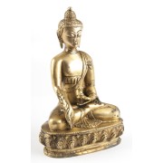 Statue - Buddha Medizin, Messing, ca. 20 cm