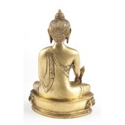 Statue - Buddha Medizin, Messing, ca. 20 cm