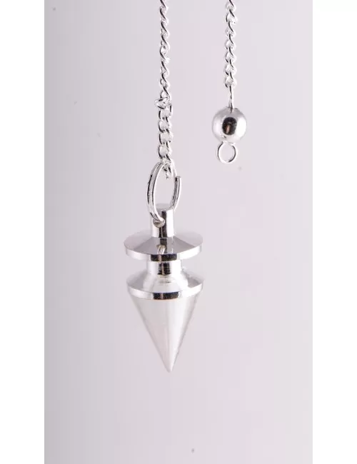 Pendel - Arakpendel, Messing versilbert