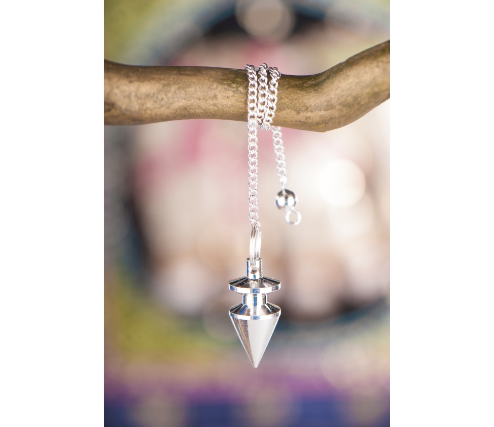 Pendel - Arakpendel, Messing versilbert