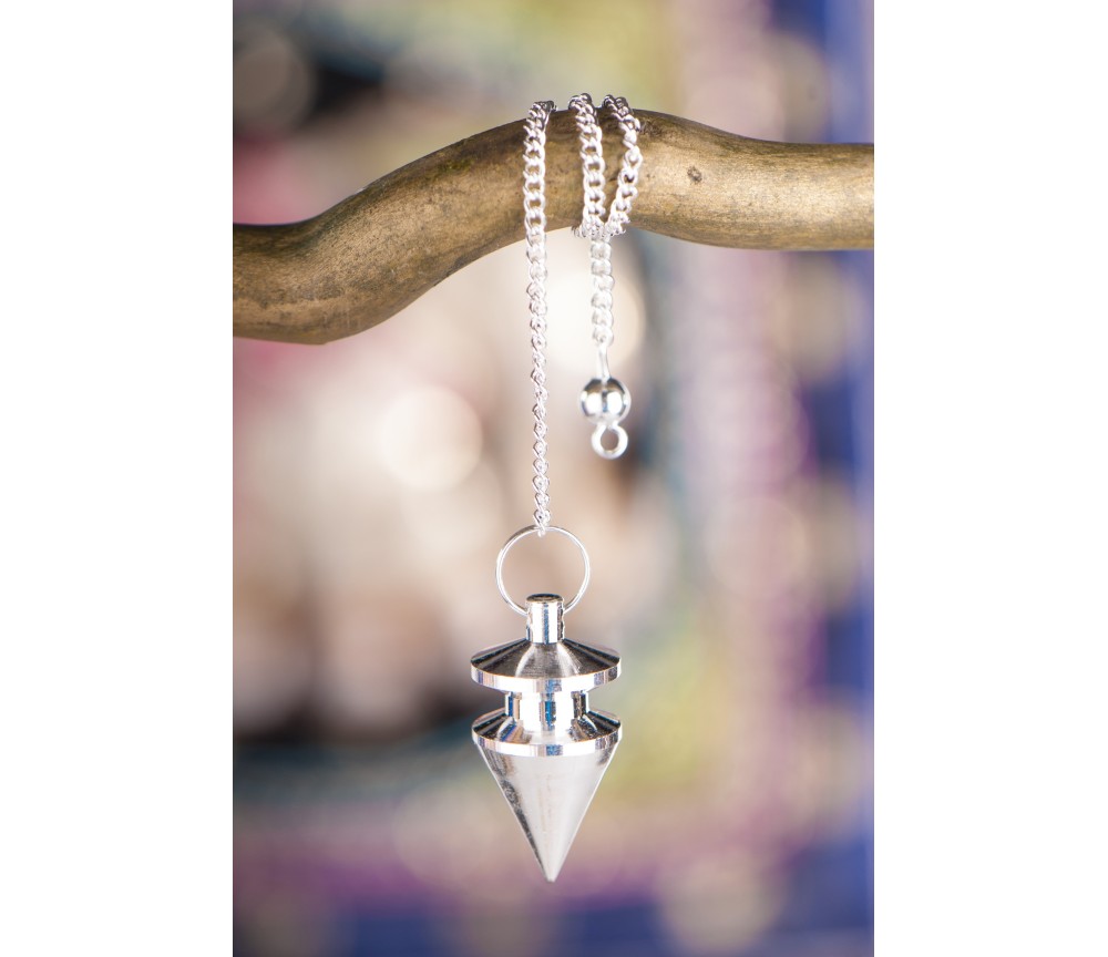 Pendel - Arakpendel, Messing versilbert