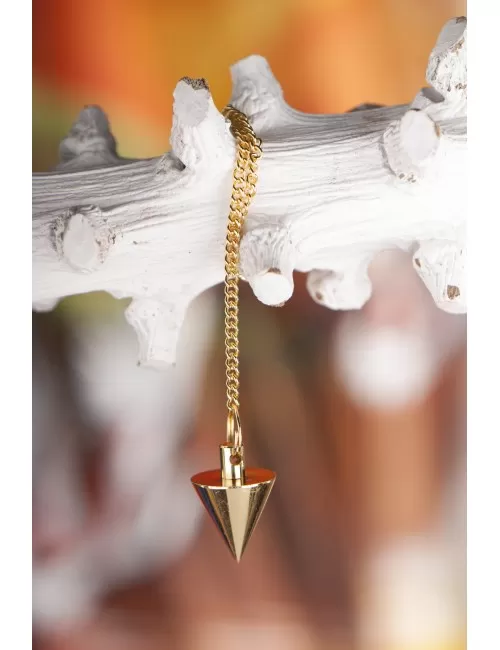 Pendel - Kegelpendel, Messing vergoldet