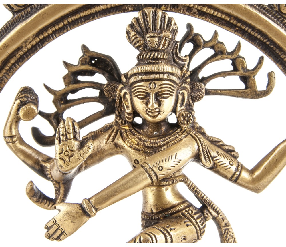 Statue - Shiva - 24 cm - Messing