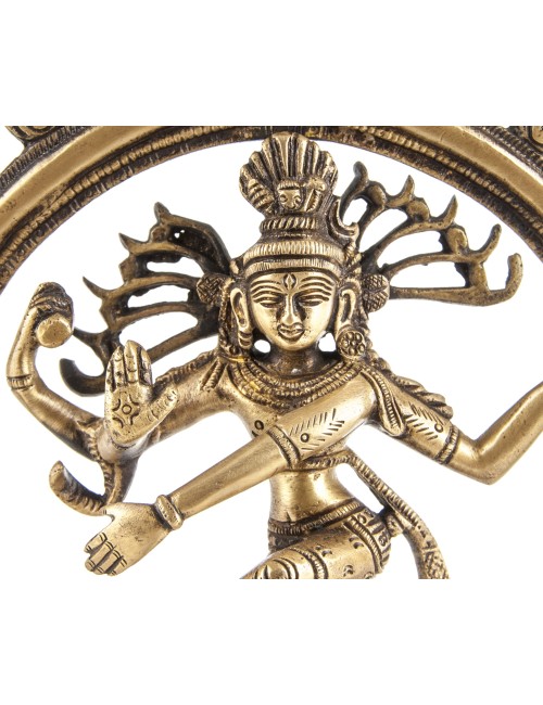 Statue - Shiva - 24 cm - Messing
