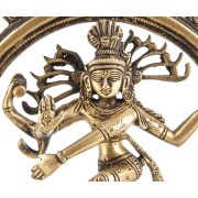 Statue - Shiva - 24 cm - Messing
