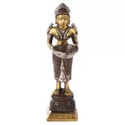 Statue - Lakshmi - stehend Messing ca.10,5 cm