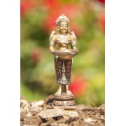 Statue - Lakshmi - stehend Messing ca.10,5 cm
