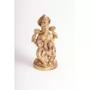 Statue - Miniaturfigur Lakshmi - Messing ca. 3 cm