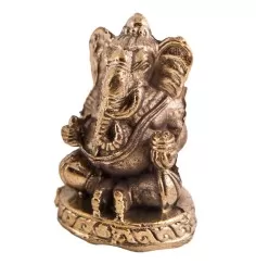 Statue - Miniaturfigur Ganesha - Messing ca. 2,8 cm
