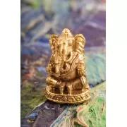 Statue - Miniaturfigur Ganesha - Messing ca. 2,8 cm
