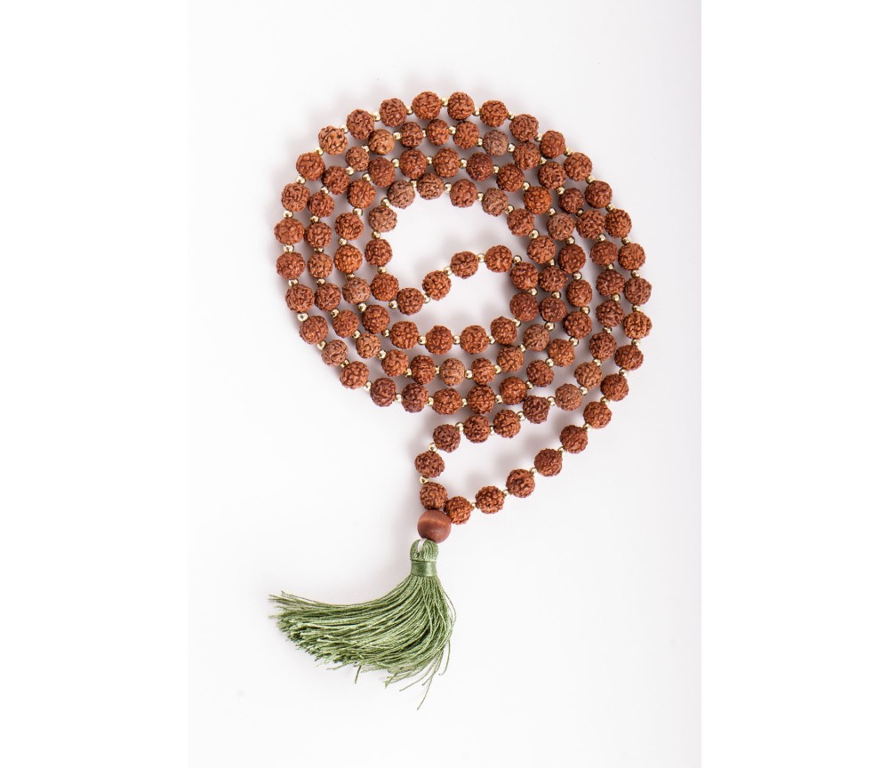 Mala - Schutz - Rudraksha, Band dehnbar