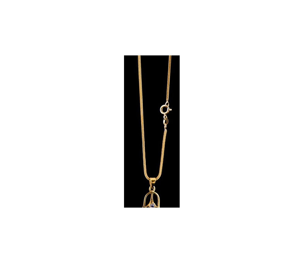 Kette - Fuchsschwanz 50 cm vergoldet