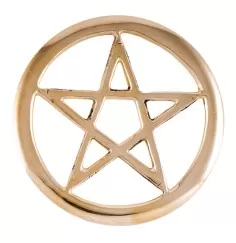 Pentagramm Messing, klein - 8cm