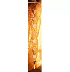 Hängende Dekoration - Chakra Suncatcher - Edelstahl & Kristalle ca. 63 cm