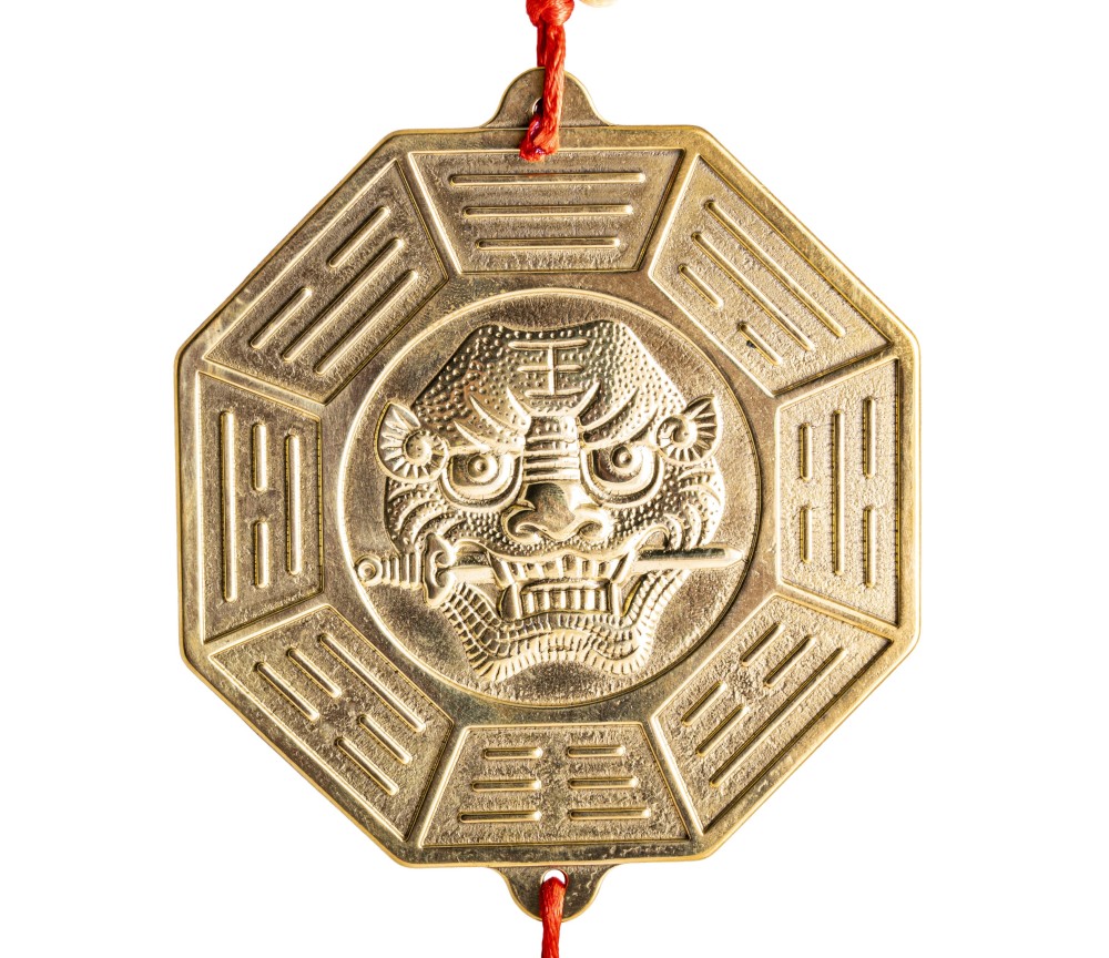 Spiegel - Feng Shui - Qilin - zum hängen ca. 38 x 10 cm