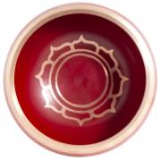 Klangschalen Set-  Lotus, rot ca. 13 cm